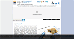 Desktop Screenshot of erp-expert-finanzas.es